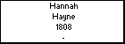 Hannah Hayne