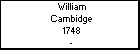 William Cambidge
