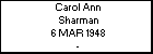 Carol Ann Sharman