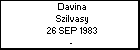Davina Szilvasy