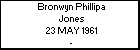 Bronwyn Phillipa Jones