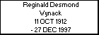 Reginald Desmond Wynack