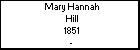 Mary Hannah Hill