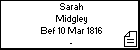 Sarah Midgley
